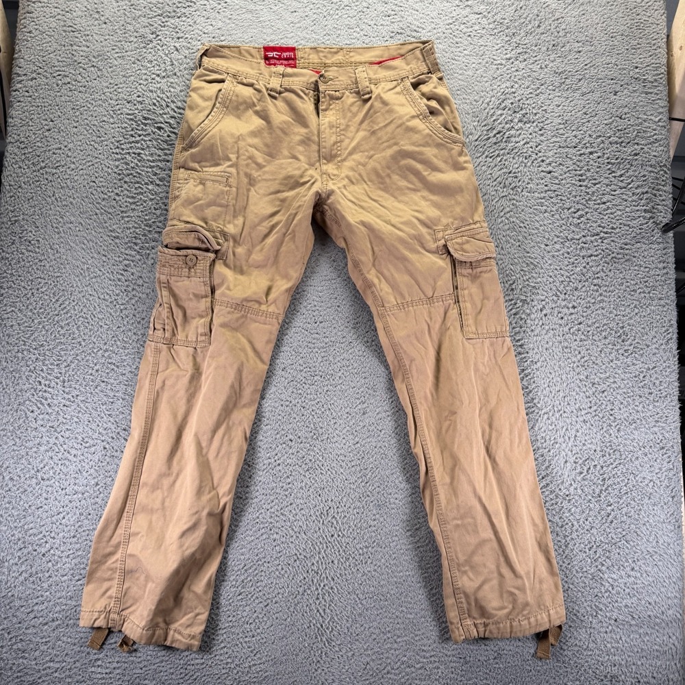 Jordan Craig Pant Mens 34x34 Beige Cotton Cargo Straight Workwear Technician